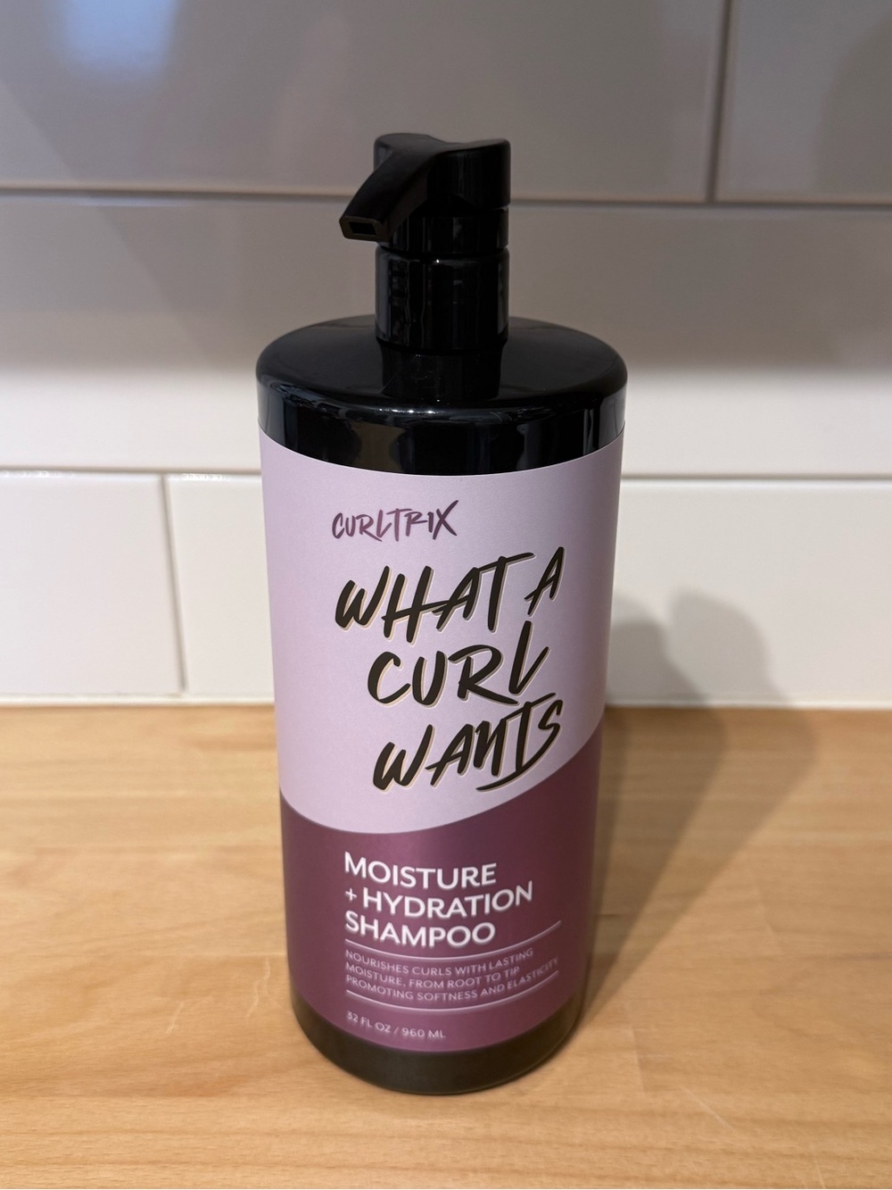 Curltrix What a Curl Wants Moisture + Hydrating Shampoo | 32 oz. | Brand New